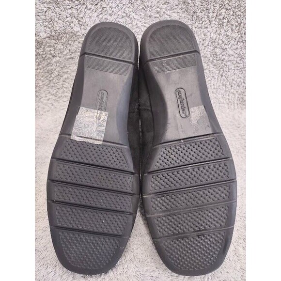 Comfortview Ankle Moccasins Boots Women's Sz 9.5 Black Casual Comfort Side Zip - Picture 9 of 9